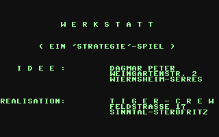 C64 GameBase Werkstatt Tiger-Crew-Disk_PD