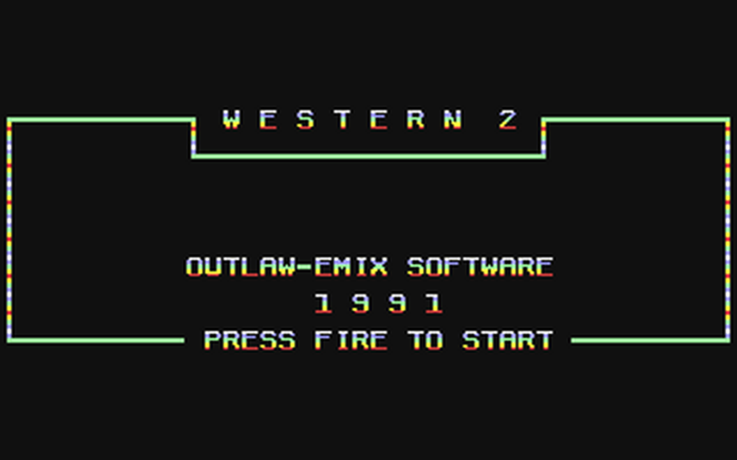 C64 GameBase Western_II Outlaw-Emix_Software 1991