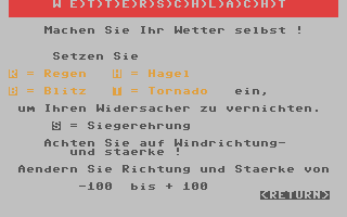 C64 GameBase Wetterschlacht