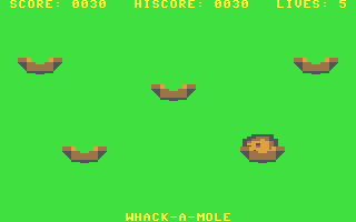 C64 GameBase Whack-a-Mole PhoenixWare 2020