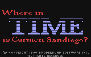 C64 GameBase Where_in_Time_is_Carmen_Sandiego? Broderbund 1990