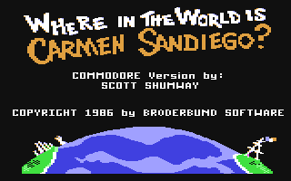 C64 GameBase Where_in_the_World_is_Carmen_Sandiego? Broderbund 1986