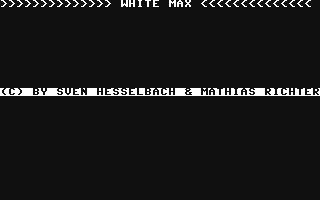 C64 GameBase White_Max SYBEX_Verlag 1984