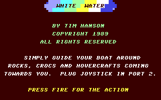 C64 GameBase White_Water COMPUTE!_Publications,_Inc./COMPUTE!'s_Gazette 1989