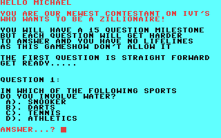C64 GameBase Who_Wants_to_be_a_Twonk (Public_Domain) 2004