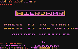 C64 GameBase Wierd_War (Created_with_GKGM) 1990
