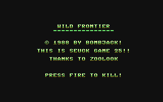 C64 GameBase Wild_Frontier (Created_with_SEUCK) 1988