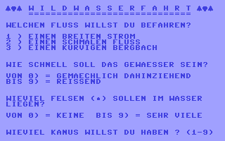 C64 GameBase Wildwasserfahrt Markt_&_Technik/Happy_Computer 1984