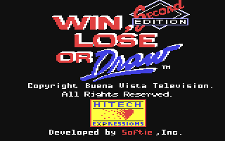 C64 GameBase Win,_Lose_or_Draw_-_Second_Edition Hi_Tech_Expressions