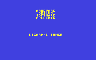 C64 GameBase Wizard's_Tower Aardvark_Action_Software 1983