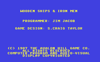 C64 GameBase Wooden_Ships_and_Iron_Men Avalon_Hill_Microcomputer_Games,_Inc. 1988