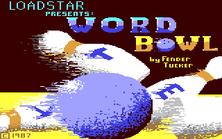 C64 GameBase Word_Bowl Loadstar/Softdisk_Publishing,_Inc. 1987