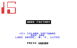 C64 GameBase Word_Factory Island_Software 1983