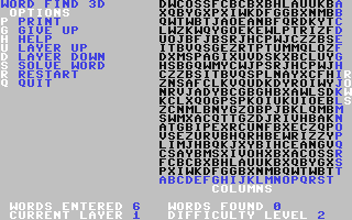C64 GameBase Word_Find_3-D COMPUTE!_Publications,_Inc./COMPUTE!'s_Gazette 1991