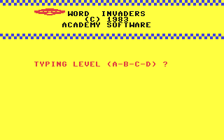 C64 GameBase Word_Invaders Academy_Software 1983