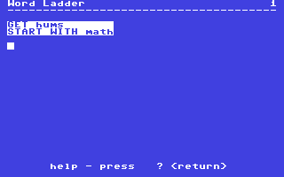 C64 GameBase Word_Ladder Commodore_Educational_Software