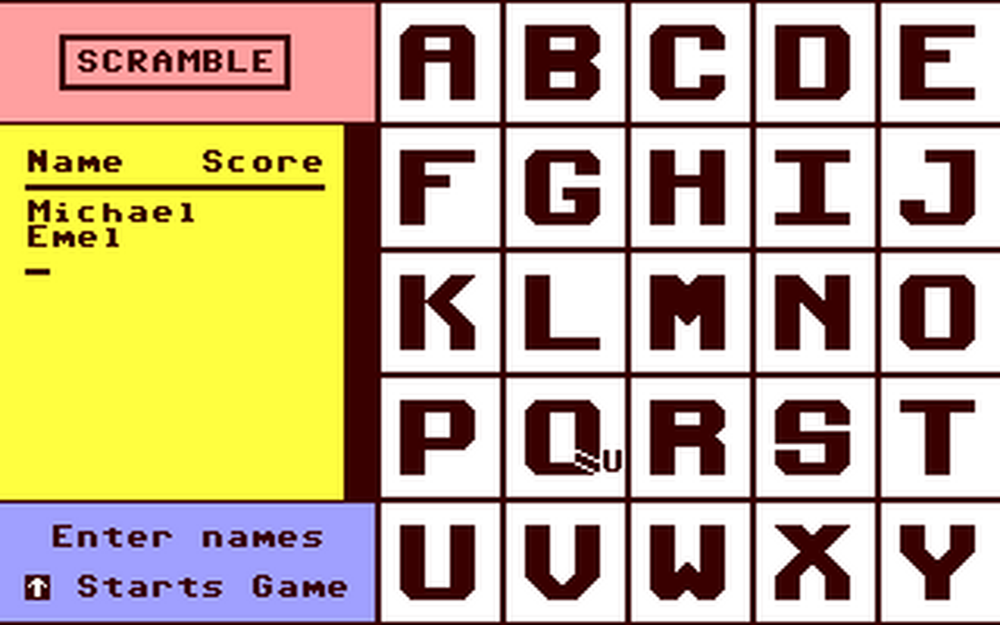 C64 GameBase Word_Scramble_64 RUN 1991