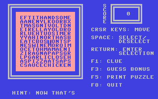C64 GameBase Word_Search UpTime_Magazine/Softdisk_Publishing,_Inc. 1987
