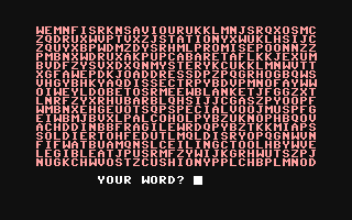 C64 GameBase Word_Search Granada_Publishing_Ltd. 1984