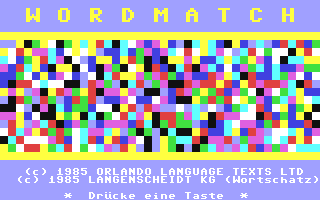 C64 GameBase Wordmatch Langenscheidt_KG/Orlando_Language_Texts_Ltd. 1985