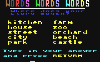 C64 GameBase Words_Words_Words Commodore 1983