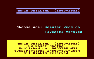 C64 GameBase World_Dateline Loadstar/Softdisk_Publishing,_Inc. 1991