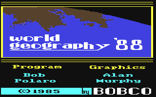 C64 GameBase World_Geography_'88 1988