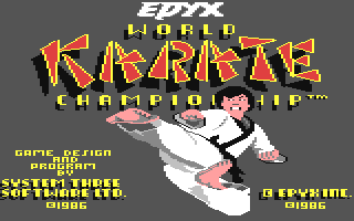 C64 GameBase World_Karate_Championship Epyx 1986