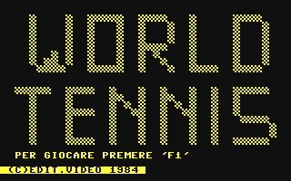 C64 GameBase World_Tennis Edizione_Logica_2000/Videoteca_Computer 1984