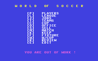 C64 GameBase World_of_Soccer Challenge_Software 1992