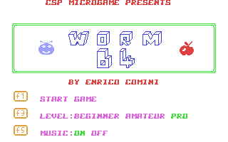 C64 GameBase Worm_64 Editronica_s.r.l./Radio_Elettronica_&_Computer 1986