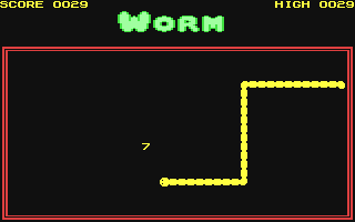 C64 GameBase Worm_v9 Binary_Zone_PD 1992