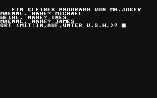 C64 GameBase Wortspiel B-Soft_PD 1995