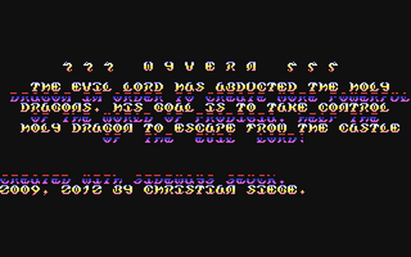C64 GameBase Wyvern The_New_Dimension_(TND) 2012