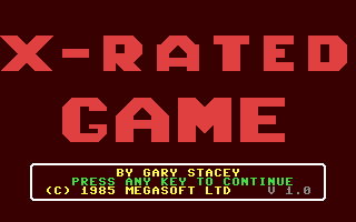 C64 GameBase X-Rated_Game Megasoft_Ltd. 1985