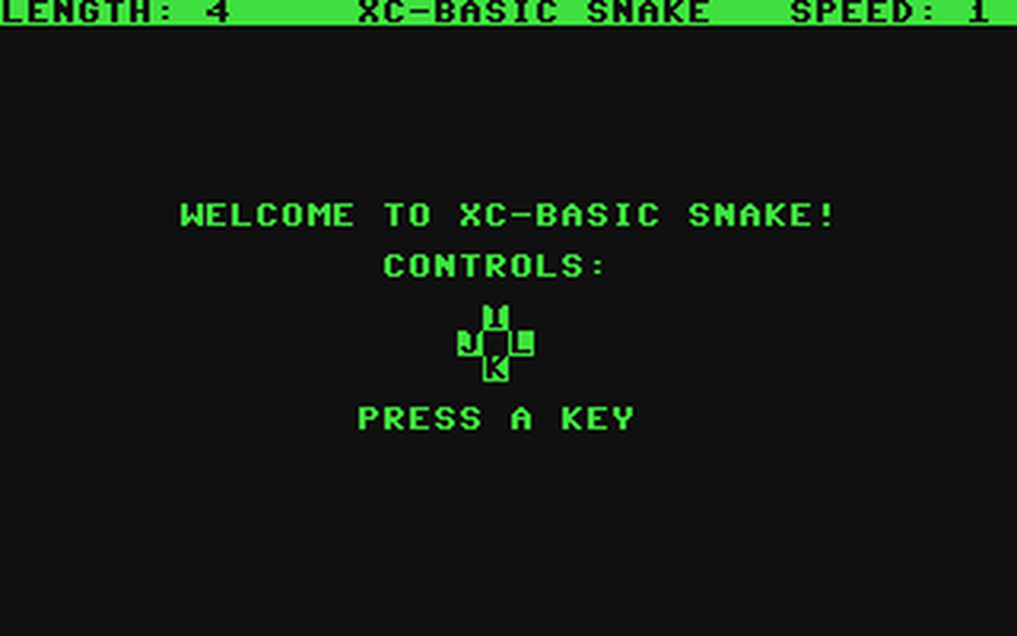 C64 GameBase XC-BASIC_Snake (Public_Domain) 2019