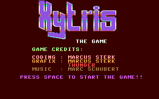 C64 GameBase Xytris_-_The_Game_[Preview] (Preview) 1991