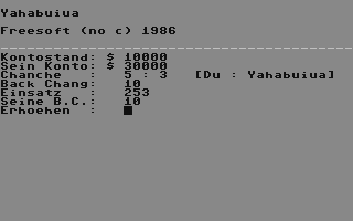 C64 GameBase Yahabuiua (Public_Domain) 1986