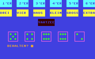 C64 GameBase Yahtzee Vogel-Verlag_KG/CHIP 1983