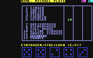 C64 GameBase Super_Yahtzee Vogel-Verlag_KG/HC_-_Mein_Home-Computer 1984