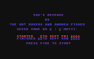 C64 GameBase Yak's_Revenge The_New_Dimension_(TND) 2003