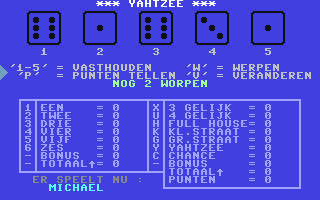 C64 GameBase Yahtzee Courbois_Software 1983
