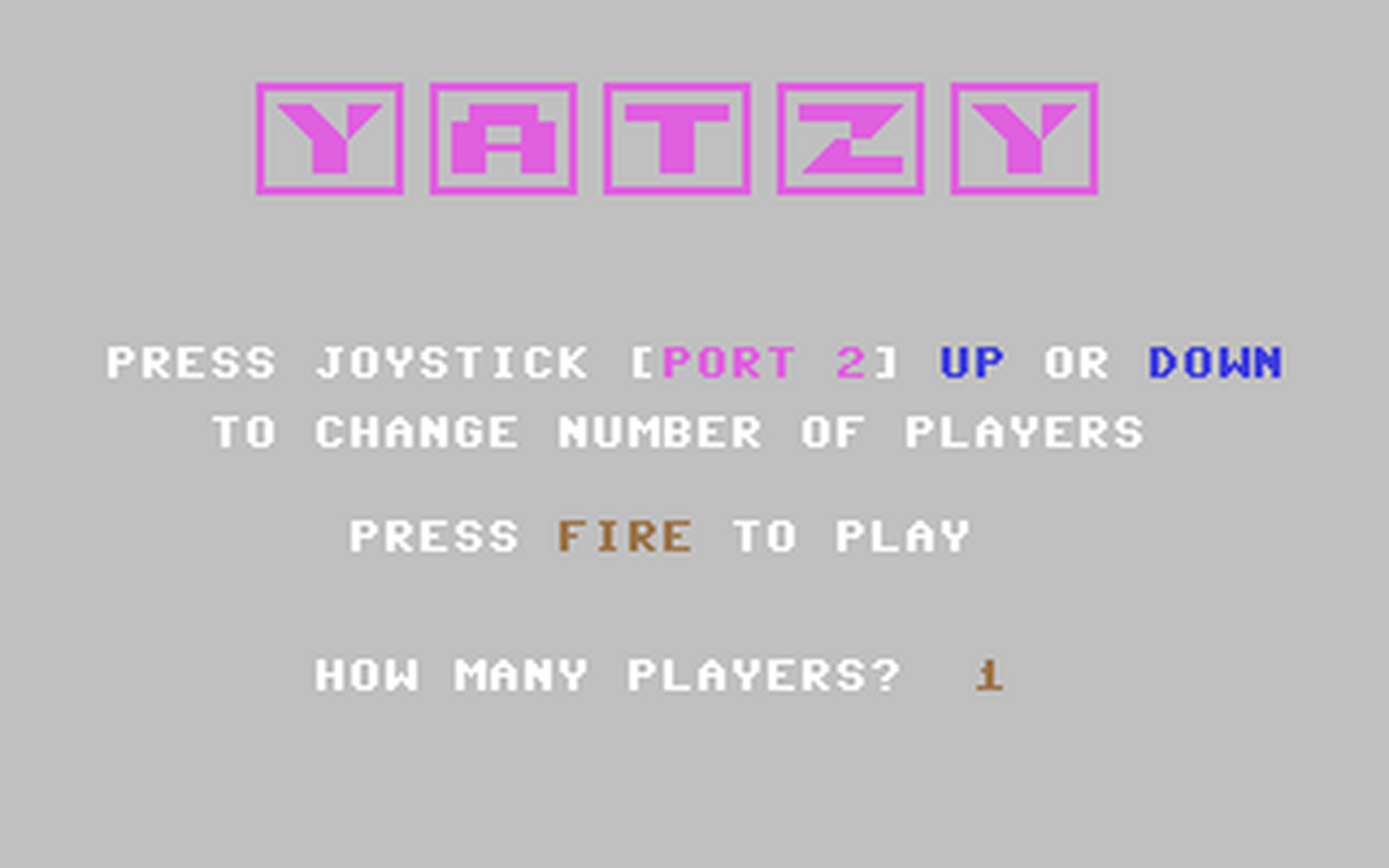 C64 GameBase Yatzy RUN 1989