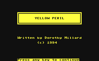 C64 GameBase Yellow_Peril The_Adventure_Workshop 1994