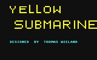 C64 GameBase Yellow_Submarine Happy_Software_[Markt_&_Technik] 1984