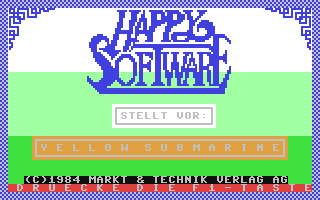 C64 GameBase Yellow_Submarine Happy_Software_[Markt_&_Technik] 1984
