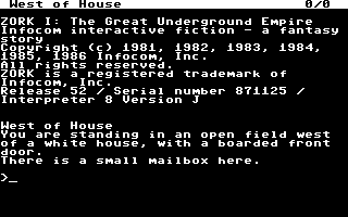 C64 GameBase Zork_I_-_The_Great_Underground_Empire Infocom 1987
