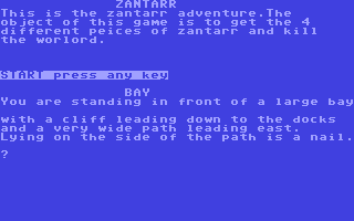C64 GameBase Zantarr_Adventure