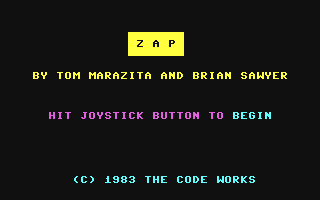 C64 GameBase Zap Osbourne/McGraw-Hill 1983