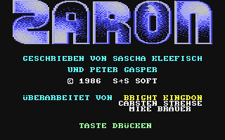 C64 GameBase Zaron Multisoft 1990